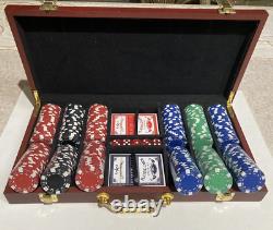 Htf-mb World Amateur 300 Clay Poker Chip Set-brand New Contents Still Sealed