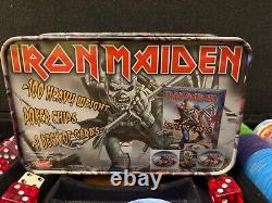 IRON MAIDEN poker chips set by bravado 100 chips and 1 deck of cards