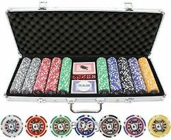 JP Commerce 500 Piece Big Slick 11.5g Poker Chip Set