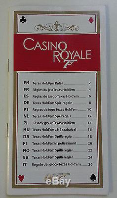 James Bond 007 Casino Royale Cartamundi 200 Chip Poker Set RARE