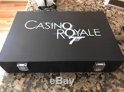 James Bond Casino Royale Luxury Poker Set Plus 2 Bond Dvds