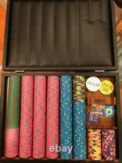 James Bond Paulson Casino DE Isthmus City 507 Poker Chips Set Hat & Cane RARE