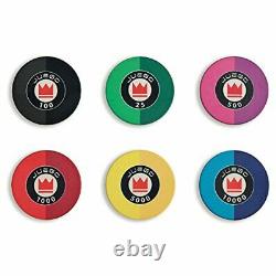 Juego Ceramic Poker Chips Set/Fiches incl. 100 Poker Chips 14 gr