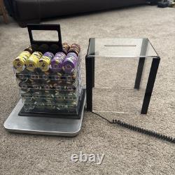 KING'S Chip Set Casino Quality Includes 1000 Poker Chips