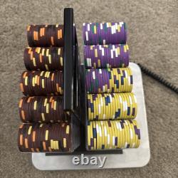 KING'S Chip Set Casino Quality Includes 1000 Poker Chips