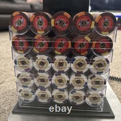 KING'S Chip Set Casino Quality Includes 1000 Poker Chips