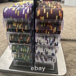 KING'S Chip Set Casino Quality Includes 1000 Poker Chips