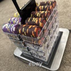 KING'S Chip Set Casino Quality Includes 1000 Poker Chips
