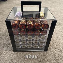 KING'S Chip Set Casino Quality Includes 1000 Poker Chips
