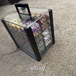 KING'S Chip Set Casino Quality Includes 1000 Poker Chips