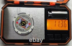 KING's CASINO POKER CHIP Set & Acrylic Carry Case $1 $1000 Denom