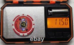 KING's CASINO POKER CHIP Set & Acrylic Carry Case $1 $1000 Denom