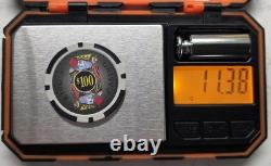 KING's CASINO POKER CHIP Set & Acrylic Carry Case $1 $1000 Denom