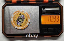 KING's CASINO POKER CHIP Set & Acrylic Carry Case $1 $1000 Denom
