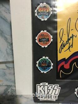 KISS Kruise IX 9 Casino Poker Chip Signed Set Casablanca Aucoin Sealed Destroyer
