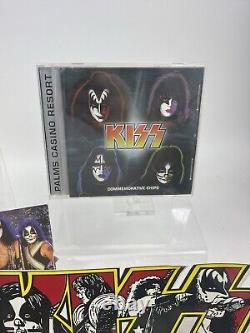 KISS PALMS CASINO RESORT COMMEMORATIVE POKER CHIP SET Postcards Stub PATCHES ++