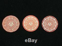 KWP Gold Certificate Poker Chip Set Jackson Robinson Extremely Rare Prototypes