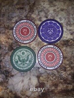 Kings Wild Project Poker Chips Set Of 4 Display Chips Extremely Rare