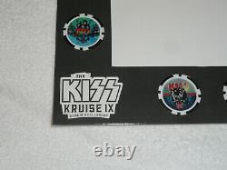 Kiss Kruise IX Poker Chips All 9 Limited Edition Set Made For The Vip Holders