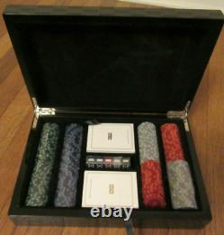 Kith Poker Set Clay Kith Branded Multi-Color Chips Dice Cards Lacquered Box DS