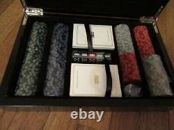 Kith Poker Set Clay Kith Branded Multi-Color Chips Dice Cards Lacquered Box DS