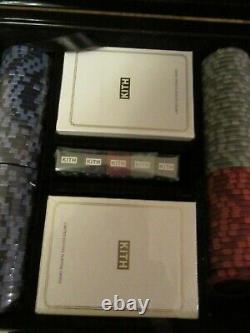 Kith Poker Set Clay Kith Branded Multi-Color Chips Dice Cards Lacquered Box DS