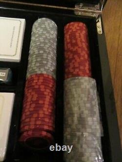 Kith Poker Set Clay Kith Branded Multi-Color Chips Dice Cards Lacquered Box DS