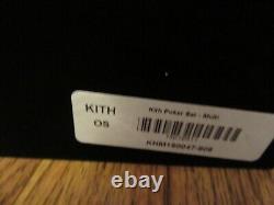 Kith Poker Set Clay Kith Branded Multi-Color Chips Dice Cards Lacquered Box DS