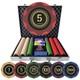 LOYCHIP Clay Poker Chip Set with 1.5 inches, 500 Chips With Numbers