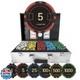 LOYCHIP Poker Set with Numbered Chips 1000-pcs for Card Board Game, 11.5g Wei