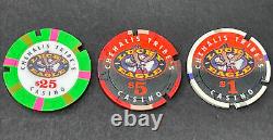 LUCKY EAGLE CASINO CHEHALIS TRIBES Paulson TH&C Set 409 Poker Chip Set NATIVE