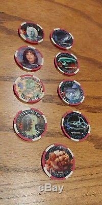 Las Vegas Hilton Star Trek Poker Chip Set 2005 Only 1000 Sets Made! Rare