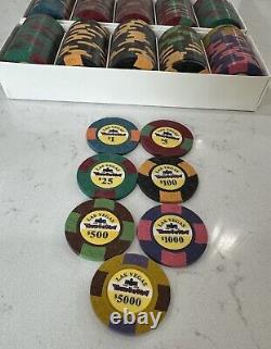 Las Vegas Thunderbird Clay Chip Complete Set (200 Chips)