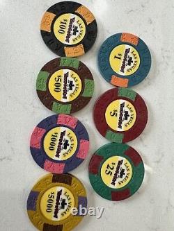 Las Vegas Thunderbird Clay Chip Complete Set (200 Chips)