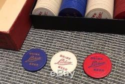 Lithia Beer Set of 100 Poker Chips 1940