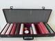 Lot 500 NEW All In Brand Poker Chip Set All Sealed With Metal Case