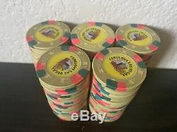 Lot Of 100 Fabulous Las Vegas Poker Paulson Poker Chips $1000 Home Game RARE