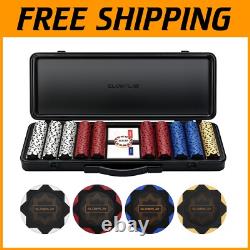 Luxury 14g Poker Chip Set with Premium Case 300/500PCS for Enthusiasts