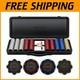 Luxury 14g Poker Chip Set with Premium Case 300/500PCS for Enthusiasts