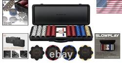 Luxury 14g Poker Chip Set with Premium Case 300/500PCS for Enthusiasts
