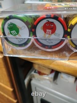 M & M World 100 pc Poker Chip Set