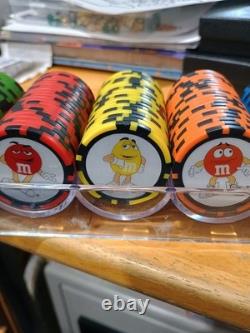 M & M World 100 pc Poker Chip Set