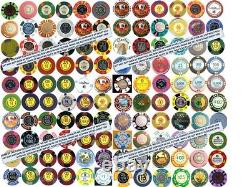 MEGA Set 131 PUERTO RICO CASINO Vintage POKER CHIP COLLECTION Hoard +Bonus Lot