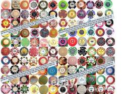 MEGA Set 131 PUERTO RICO CASINO Vintage POKER CHIP COLLECTION Hoard +Bonus Lot