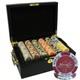 MRC POKER 500pcs 14G MONTE CARLO MILLIONS CLAY POKER CHIPS SET WOOD CASE