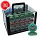 MRC POKER 600pcs LAUREL CROWN CERAMIC POKER CHIPS SET HEAVY DUTY ACRYLIC CASE