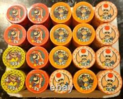 Mario poker chip set 500