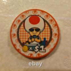 Mario poker chip set 500