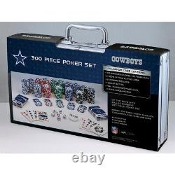 MasterPieces NFL Dallas Cowboys 300-Piece Poker Chip Set