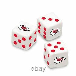 MasterPieces NFL Kansas City Chiefs 300-Piece Poker Chip Set Team Colors KCC3